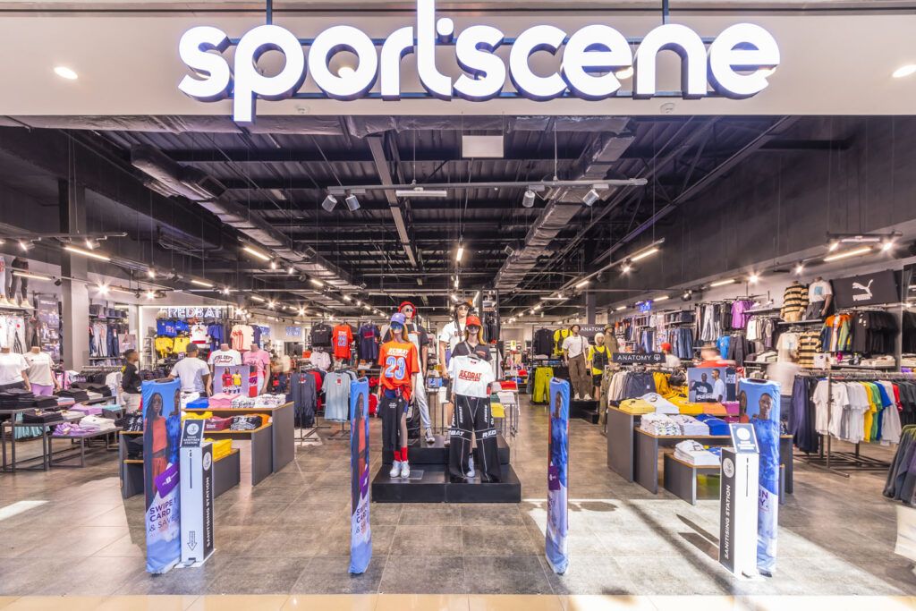 A Sportscene store, a top employer for streetwear and fashion retail jobs.