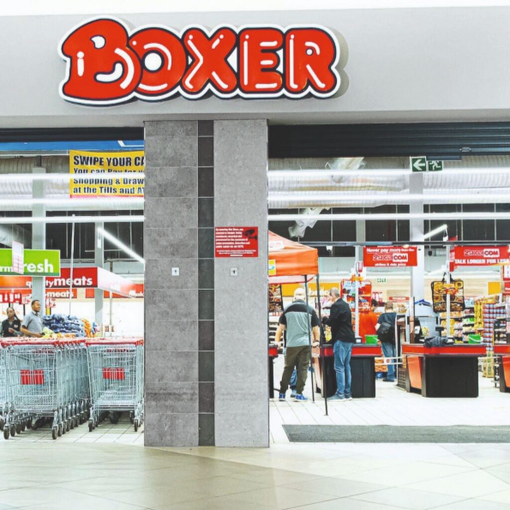 A Boxer Superstore, a top employer for retail and grocery jobs.